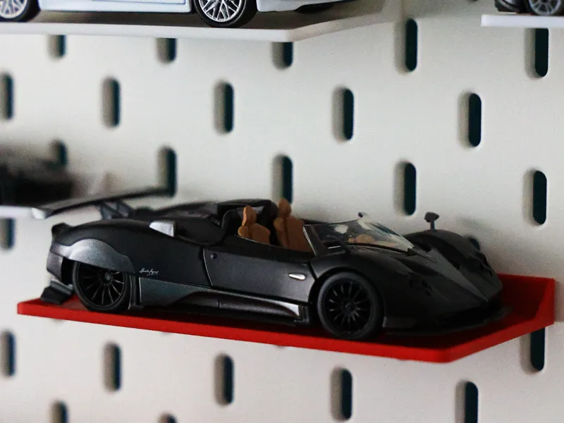 IKEA Skadis 1:36 Modell Auto Regal Halter