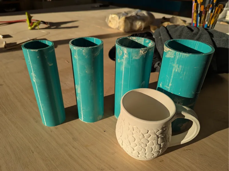 Ceramic Forms (Cylinder) 50/60/70/80mm