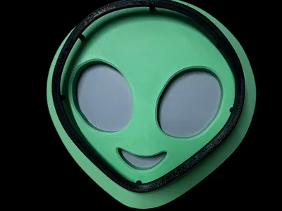 Alien Emoji Skate Rail