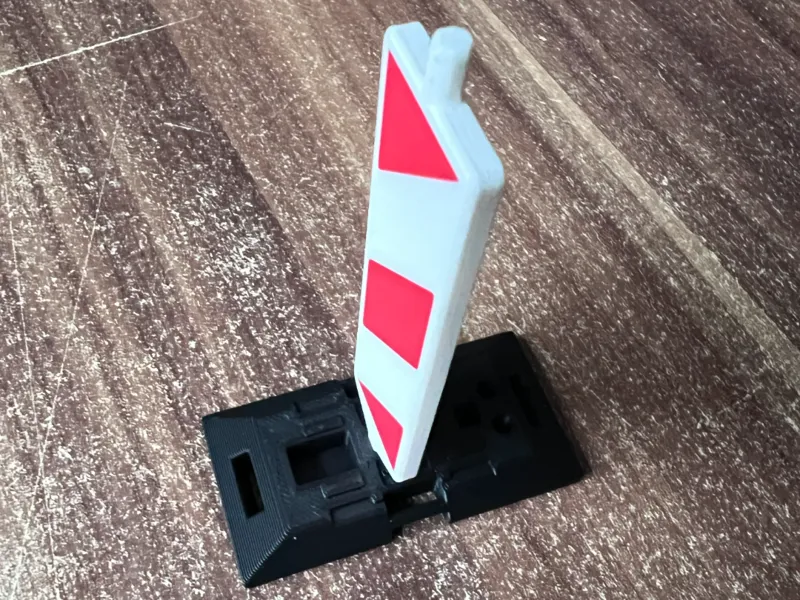 Leitbaken Warnbaken Warnschild 1/14 Scale Modell