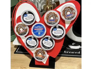 Valentine's Hearts Keurig Cup Holder (AMS)