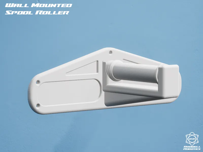 Wall Mounted Filament Spool Holder / Roller