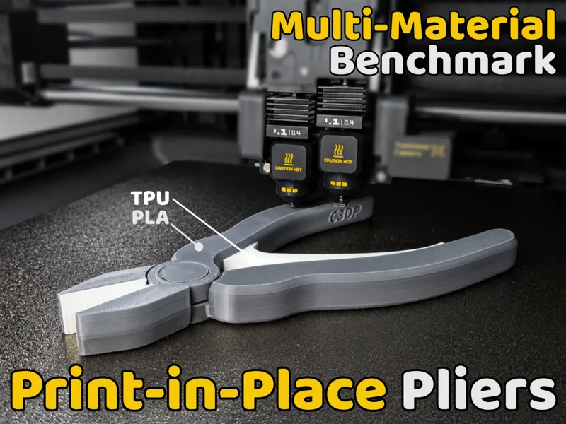 Multi-Material Pliers | Print-In-Place