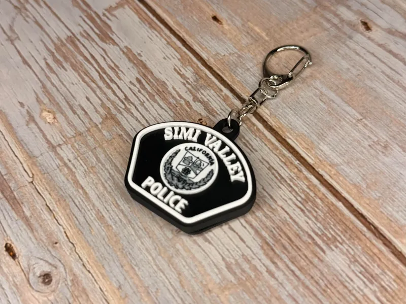 Simi Valley Police Keychain - MicroPatchesOfficial