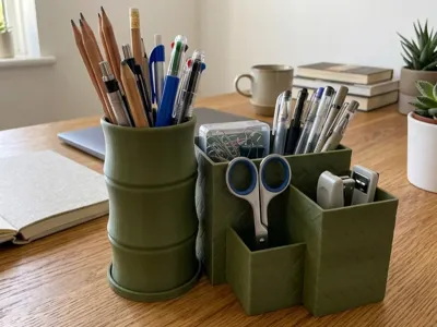 Green Bamboo - Desk Organizer