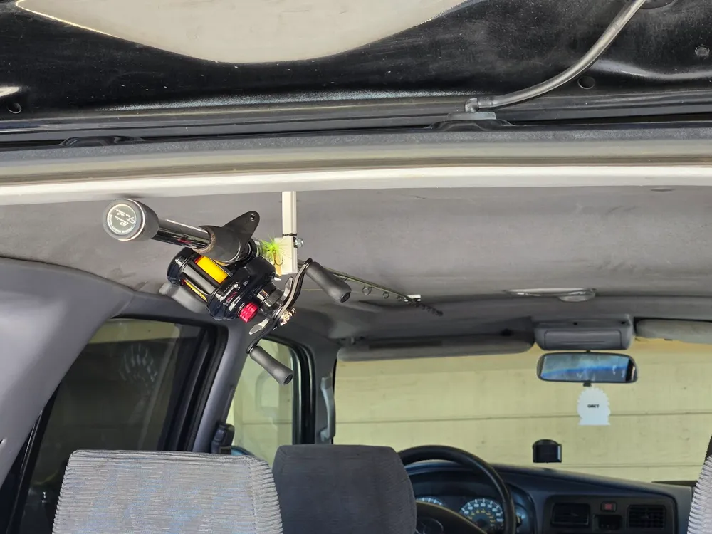 Fishing Rod Car Ceiling Fishing Rod Mount - Free 3D Print Model ...