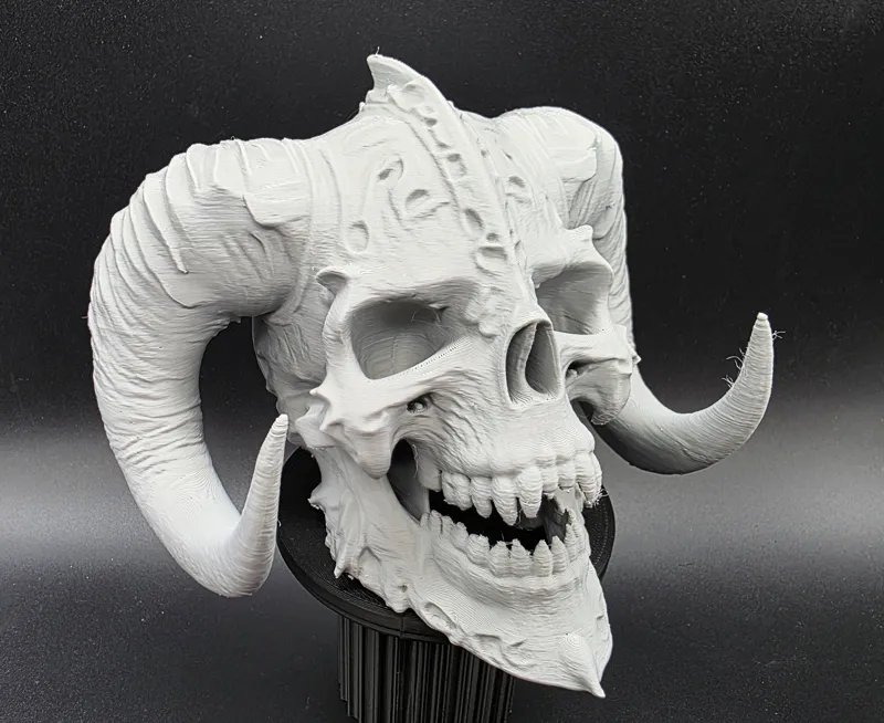 Merciless Bighorn Archdemon Skull
