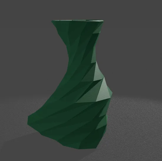 Leaning vase