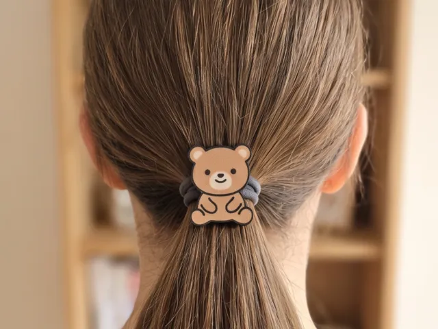 Bären Haargummi-Charm / Haar-Accessoire
