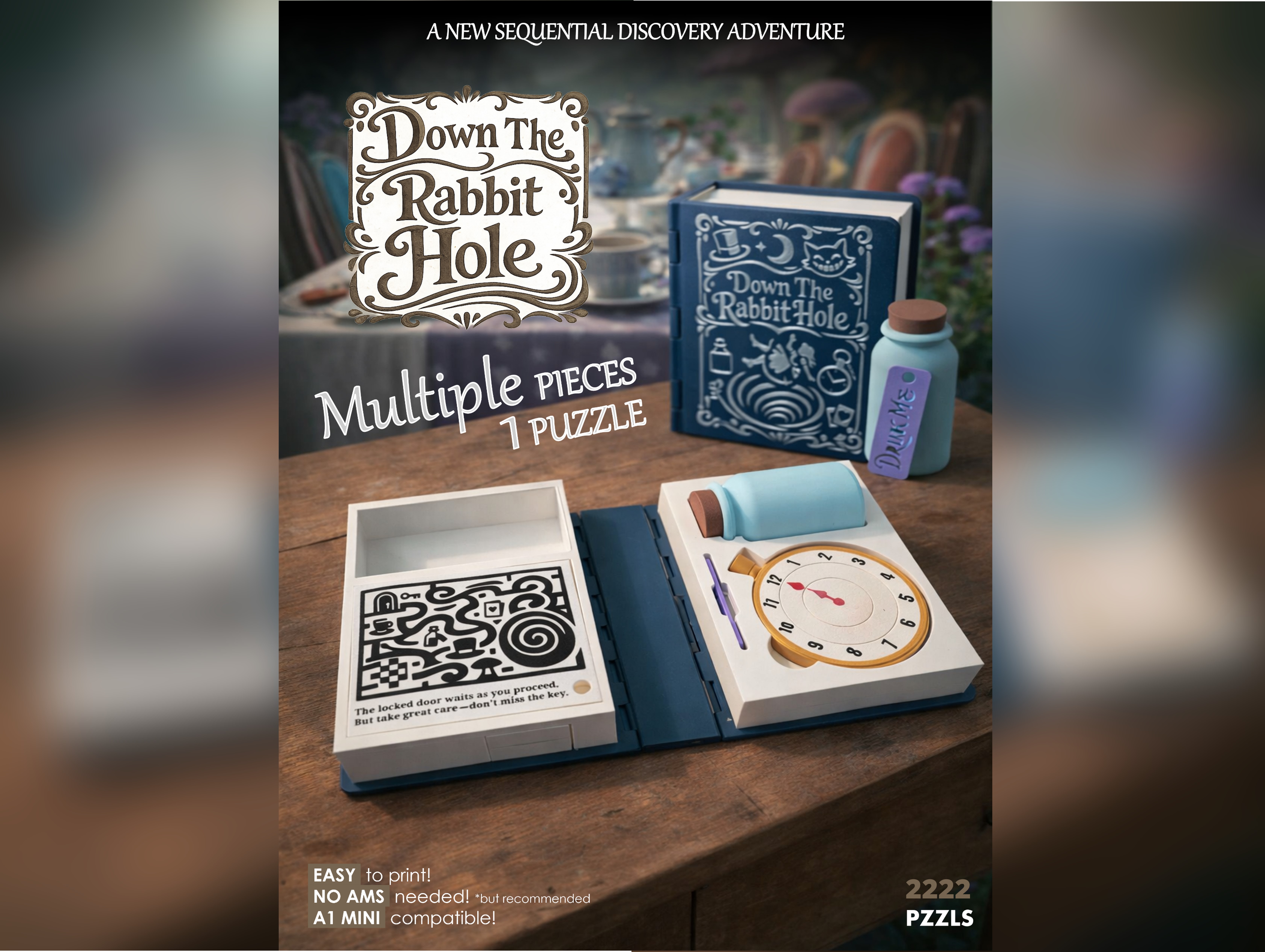 Down The Rabbit Hole | Puzzle Adventure - Free 3D Print Model