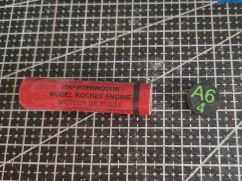 Plugs/Labels für Klima Raketenmotoren A6 bis D9
