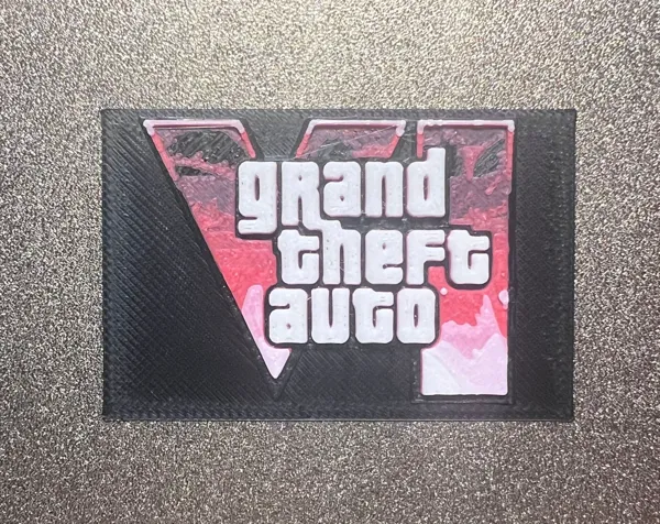 Plaque lithophane GTA VI