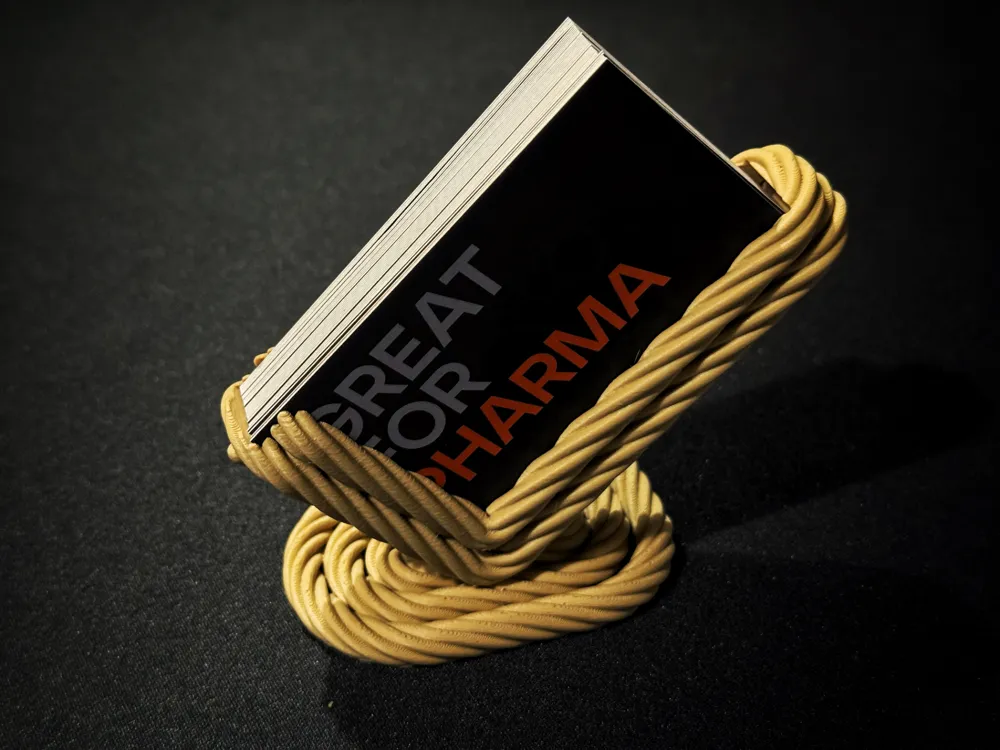 Business Card Holder - Rope by 3DVPrint MakerWorld: Download Free 3D Models
