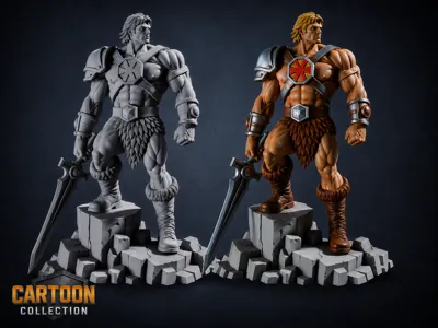 Barbarian Hero - Retro inspired
