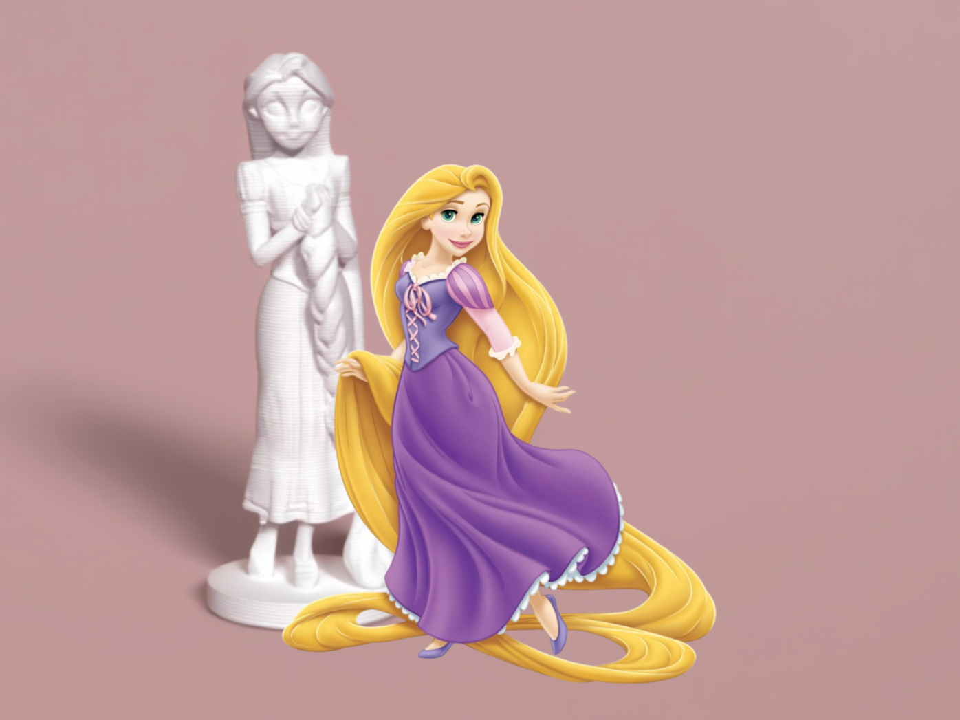 Disney Rapunzel 3D Model – Tangled Princess