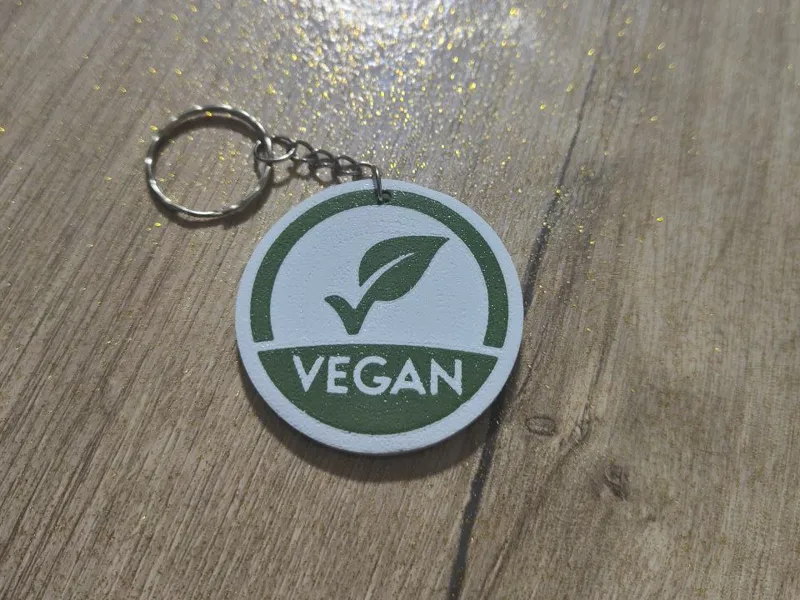 Vegan Keychain