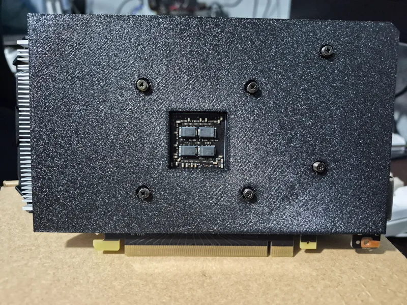 Back Plate para NVidia GTX 1650 Mancer