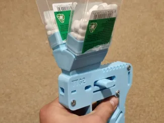 Tic tac launcher splitter for 2 boxes