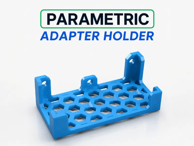 PARAMETRIC Adapter wall mount holder