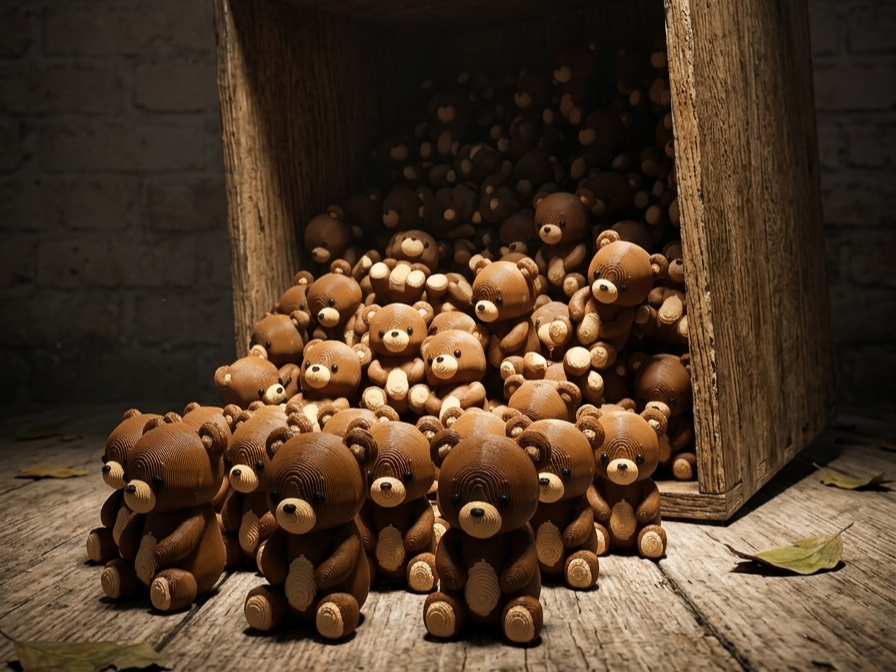 Teddy Bear Decorativo Bambino Cute minimal design