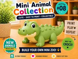 Mini Croco – Mini Animal Collection #08