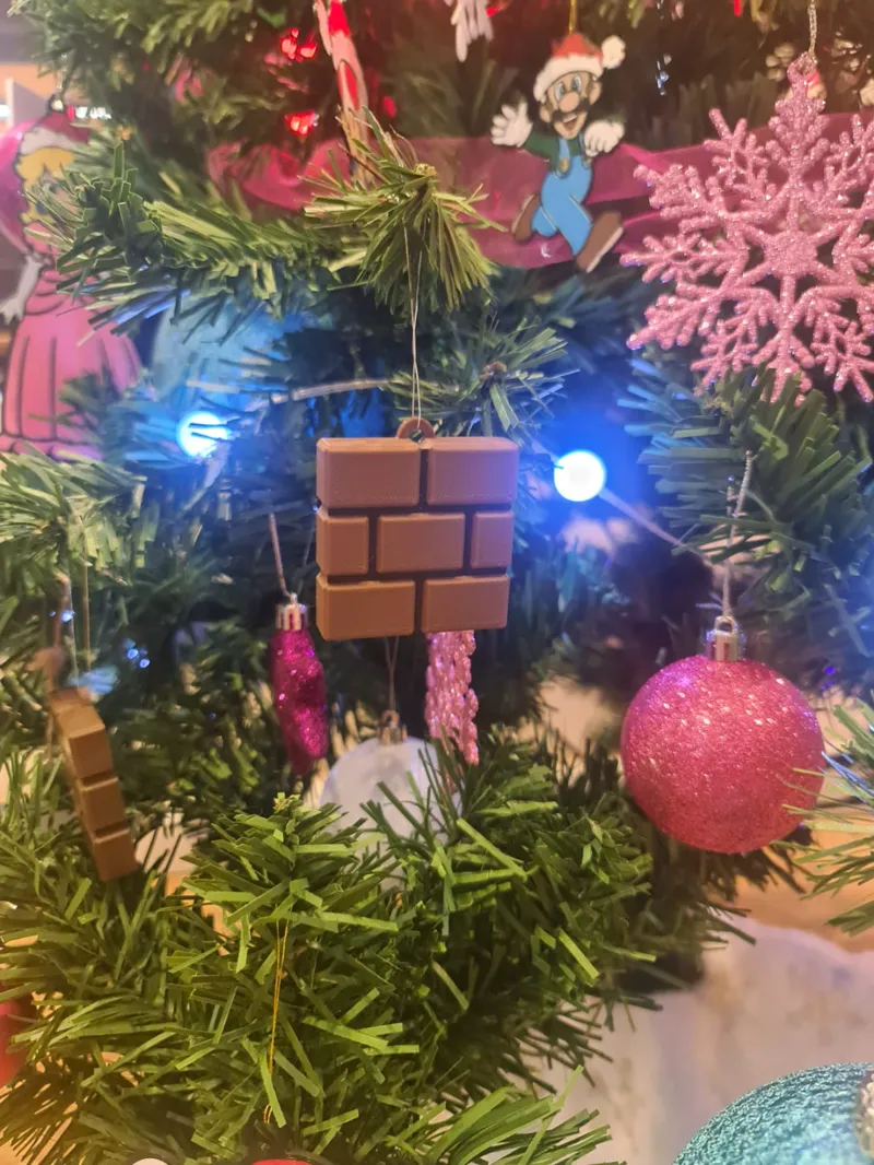 Super Mario Brick Block smaller Print Remix