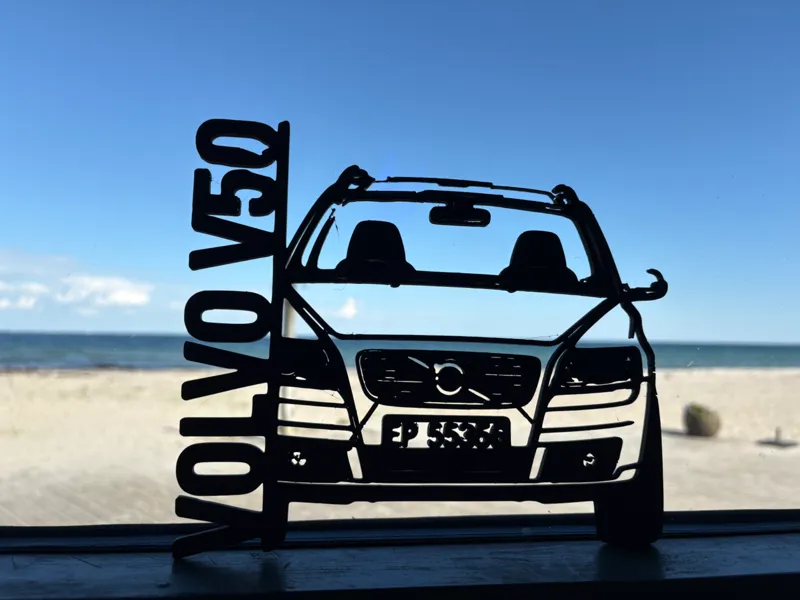 Volvo v50 - silhouette - 2d model - post facelift 