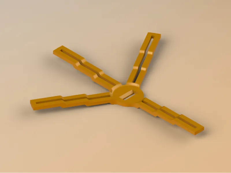 Wooden wick candle centering tool