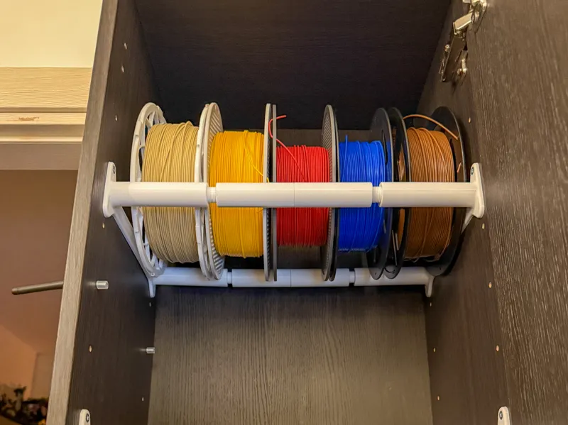 Adjustable filament spool holder for cabinet 37cm
