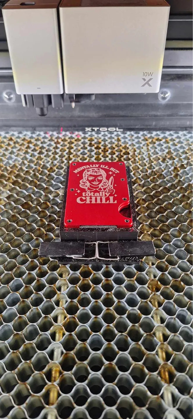 Metal Wallet and Business Card Laser Jig