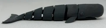 Objeto manipulable: Flexi Sperm Whale – Fidget Toy – Print-in-Place — vista de referencia 5