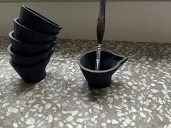 Color mixing cups