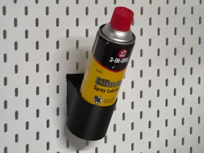 Spray Can Holder for IKEA SKADIS pegboard