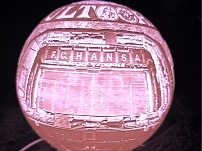 Hansa Rostock Moon Lamp LED