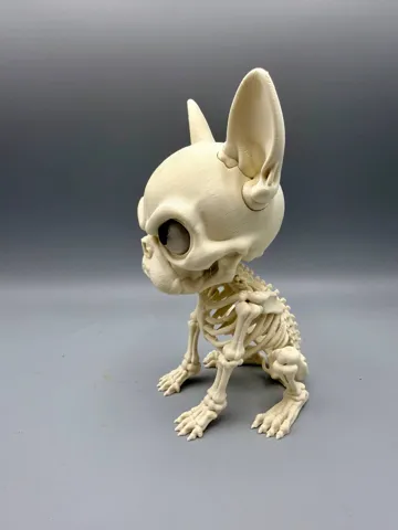 Modelo para impresión 3D: Grumpy Bone Dog — vista de referencia 5
