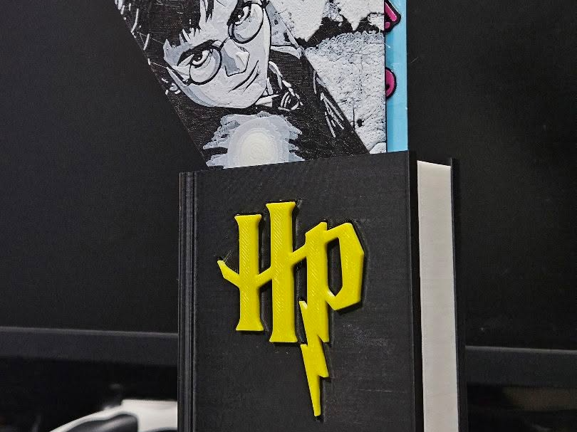 Porta marcapaginas soporte Harry Potter libro