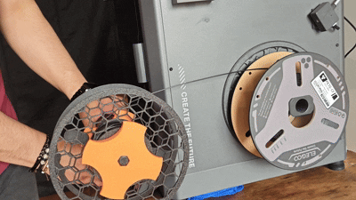Filament Spool Winder – Drill-Powered Rewinder
