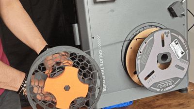 Filament Spool Winder – Drill-Powered Rewinder