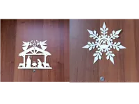 Décoration de porte de Noël — photo 2