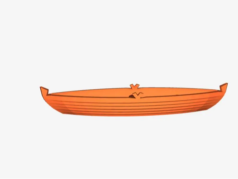 Rudder Boat with Ruders