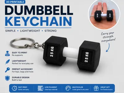 Gym keychain 25KG (no ams)