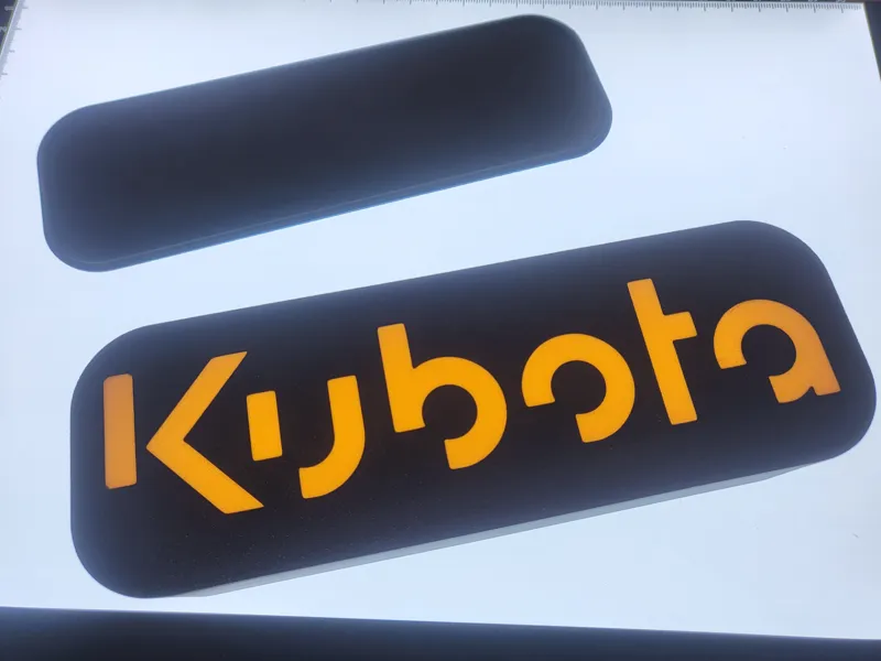 Light Box - Kubota logo