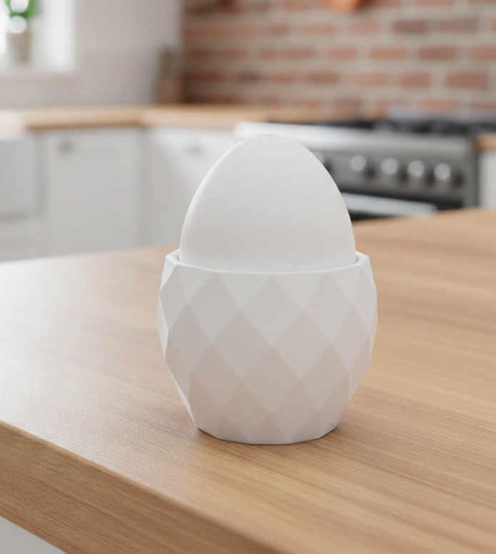 Miniatura 4 do modelo 3D Low Poly Egg Cup