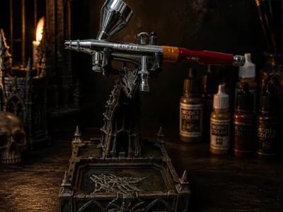 Gothic Airbrush Stand V2 