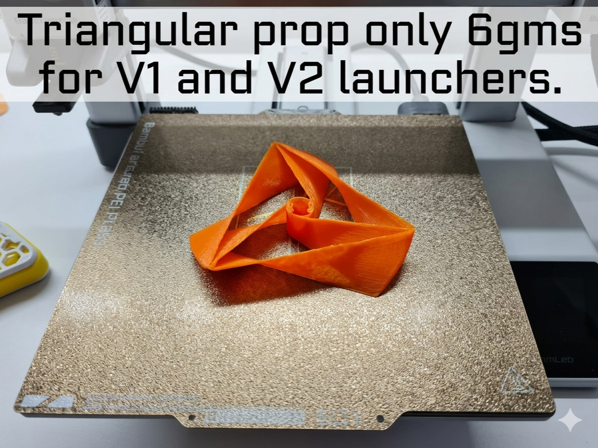 Triangle Propeller for V1&2 launcher 13M high 6Gm