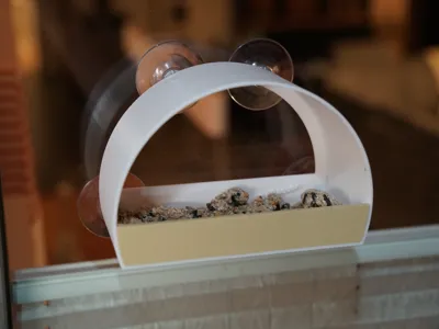 Window Suction Cup Birdhouse