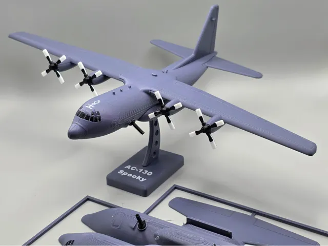 AC-130 Plane Kit Card