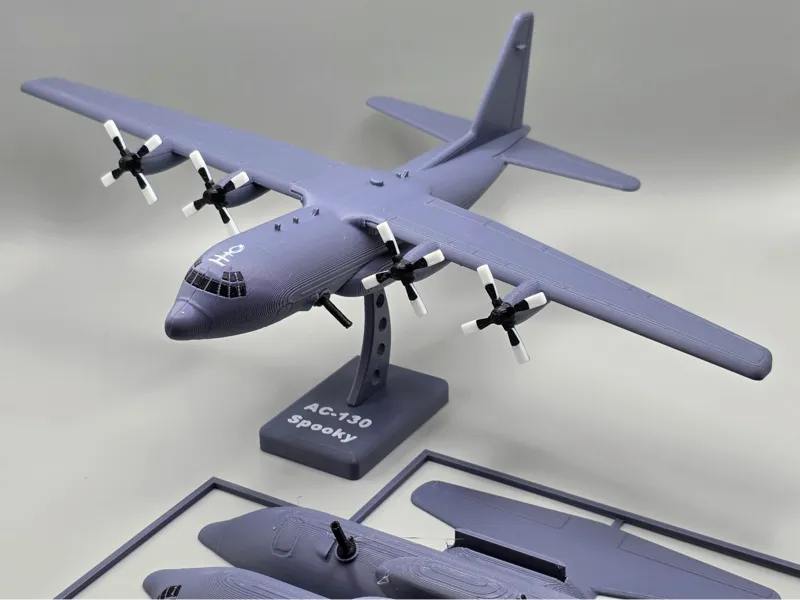 AC-130 Plane Kit Card