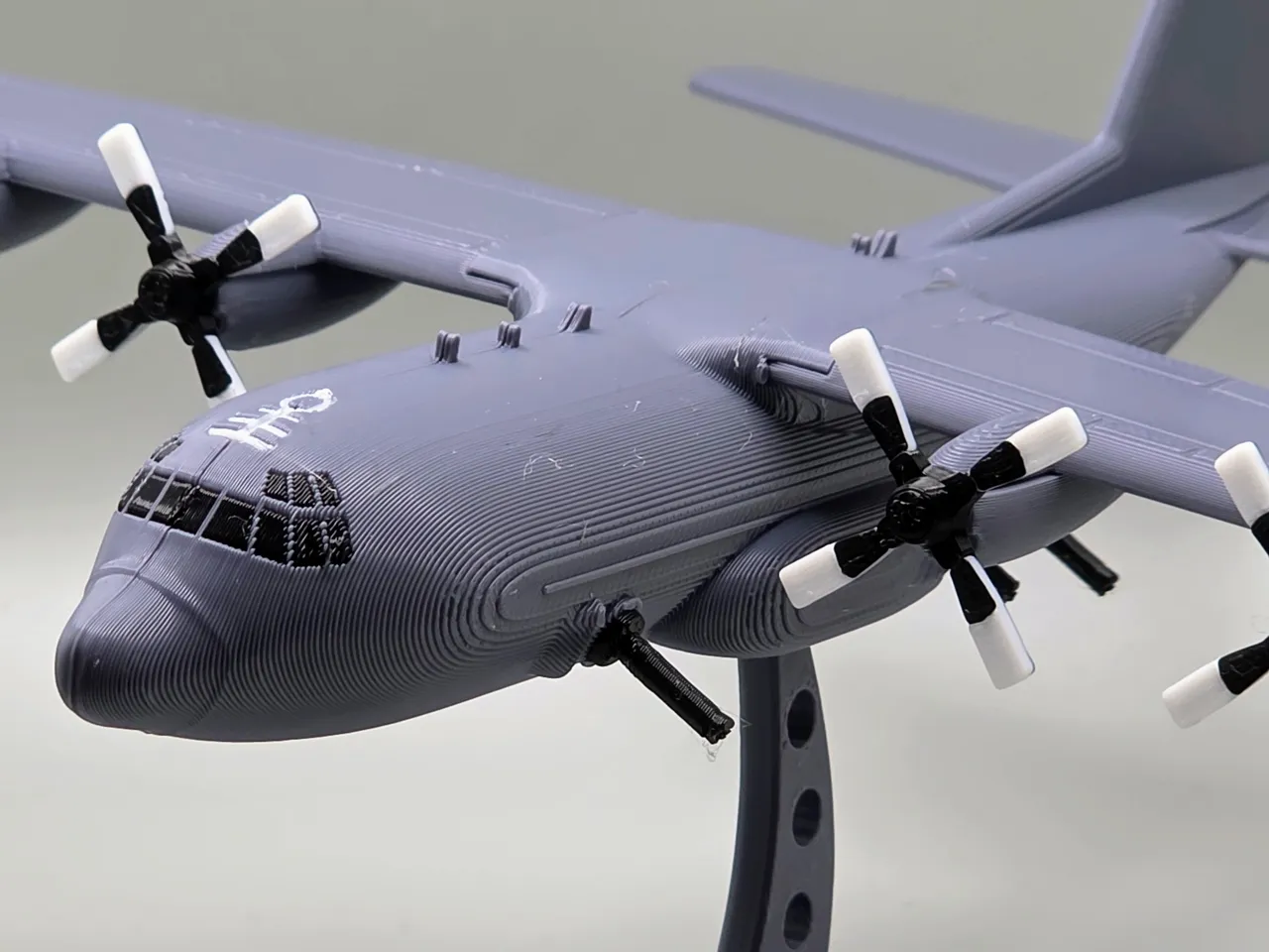AC-130 Plane Kit Card view 2