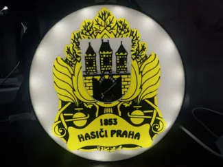 Led logo hasiču  Prahy 1 